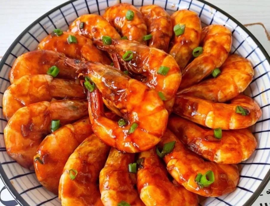 图片[1]-油焖大虾‬的做法-锦囊菜谱