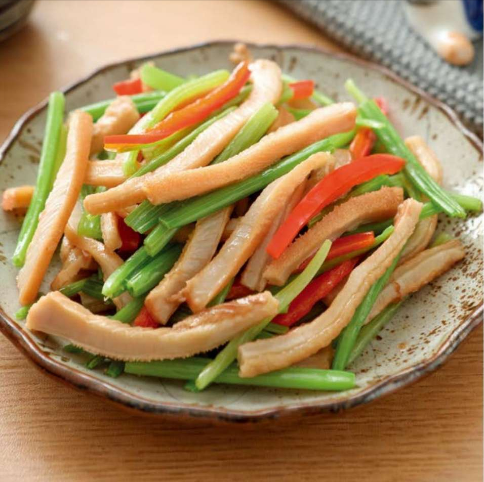 芹菜炒牛肚-锦囊菜谱