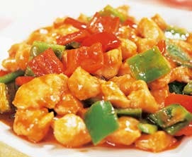 图片[1]-咕噜香鸡脯-锦囊菜谱