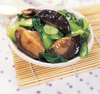图片[1]-香菇油菜怎么做-香菇油菜的做法