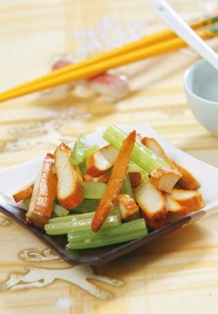 芹菜炒豆干-锦囊菜谱