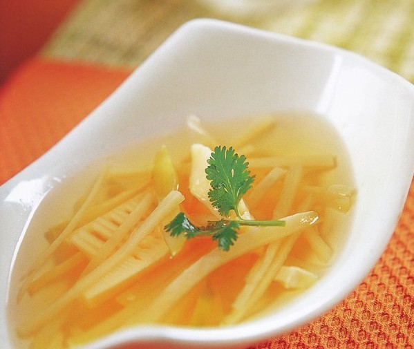 图片[1]-榨菜笋片汤怎么做-榨菜笋片汤的做法
