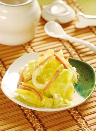 图片[1]-蒜蓉圆白菜-锦囊菜谱