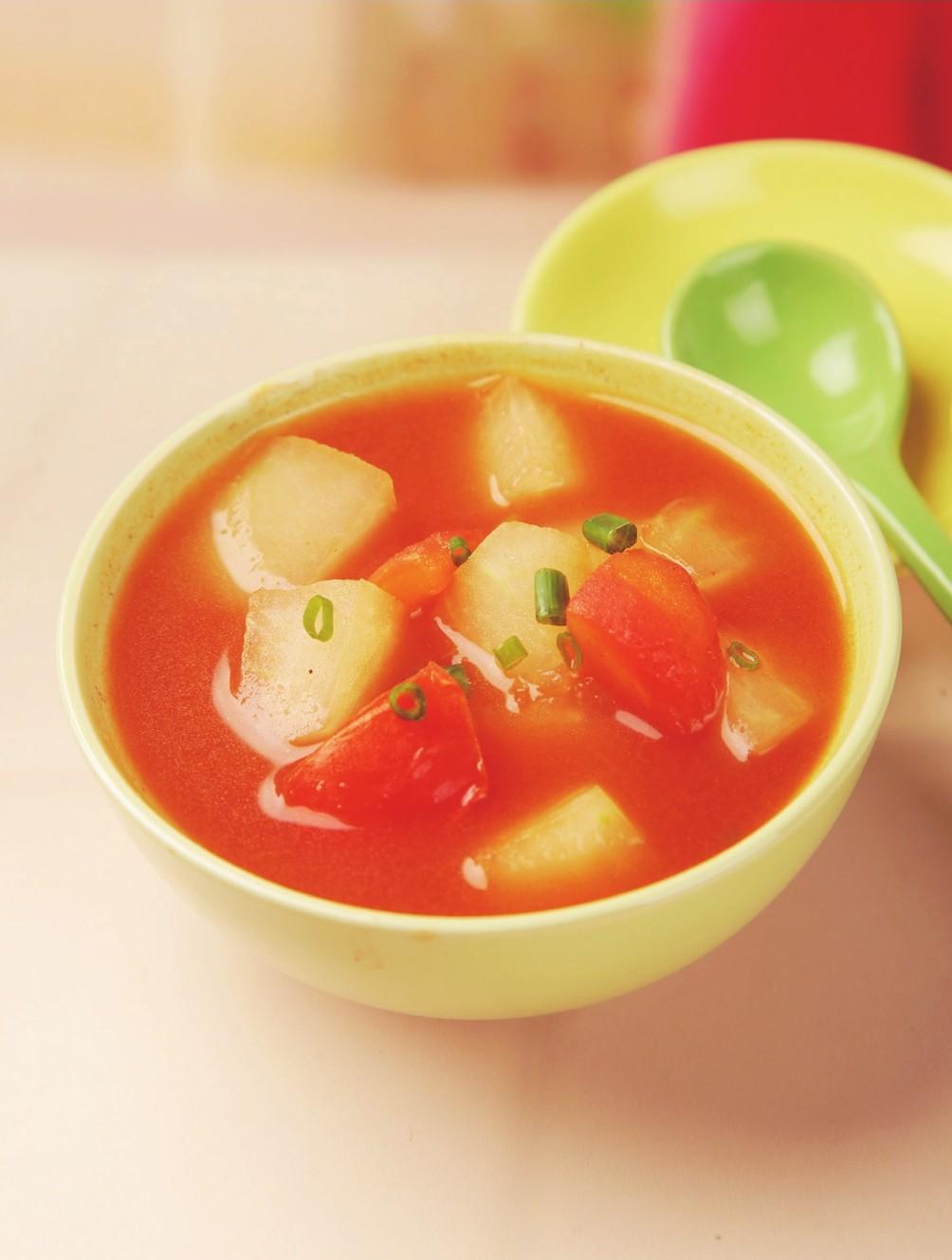 冬瓜番茄汤-锦囊菜谱