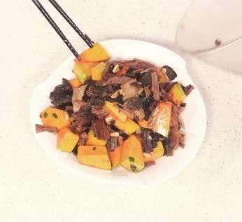 图片[4]-梅干菜蒸南瓜-锦囊菜谱