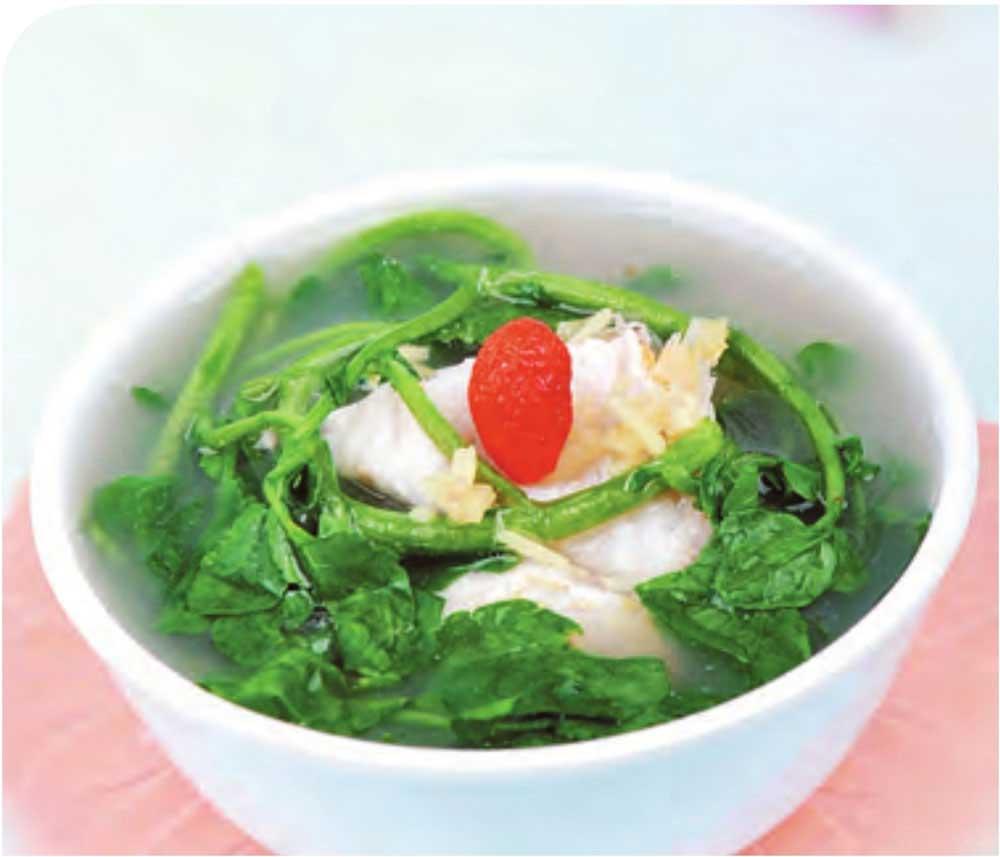 图片[1]-西洋菜鱼汤-锦囊菜谱