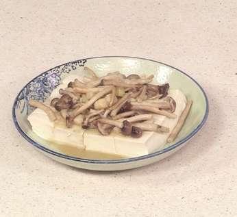 图片[4]-干贝茶树菇蒸豆腐-锦囊菜谱
