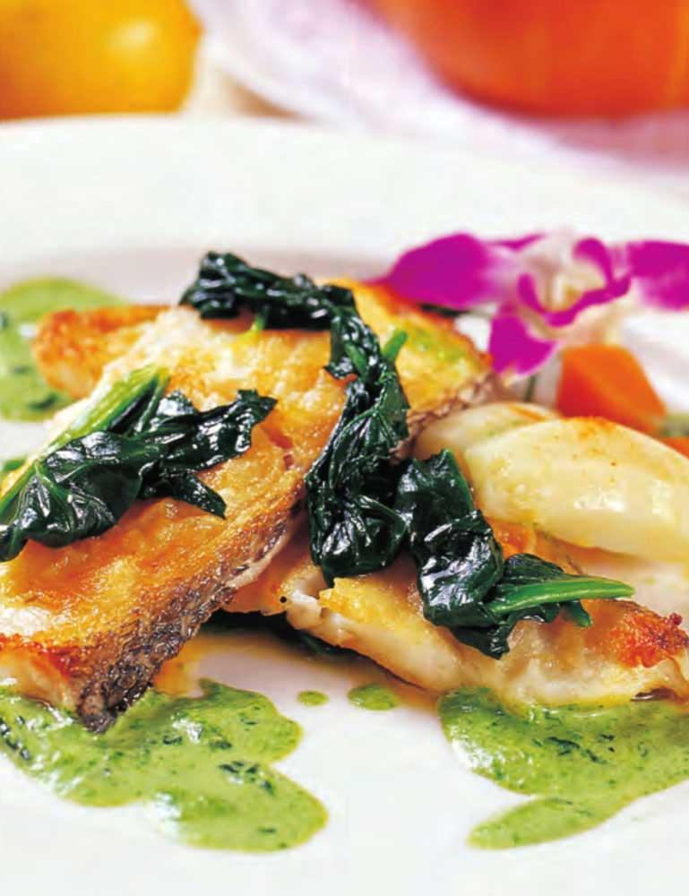 图片[1]-菠菜银鳕鱼怎么做-菠菜银鳕鱼的做法