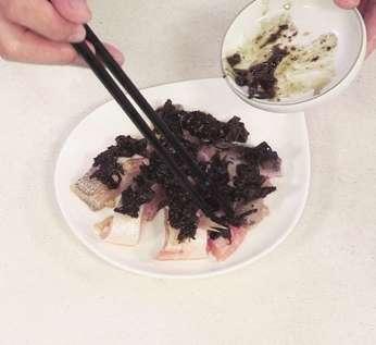 图片[3]-橄榄菜蒸鲈鱼-锦囊菜谱