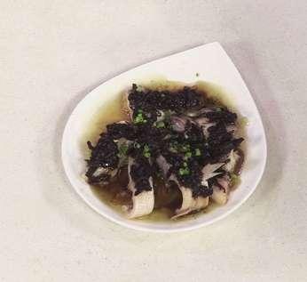 图片[5]-橄榄菜蒸鲈鱼-锦囊菜谱