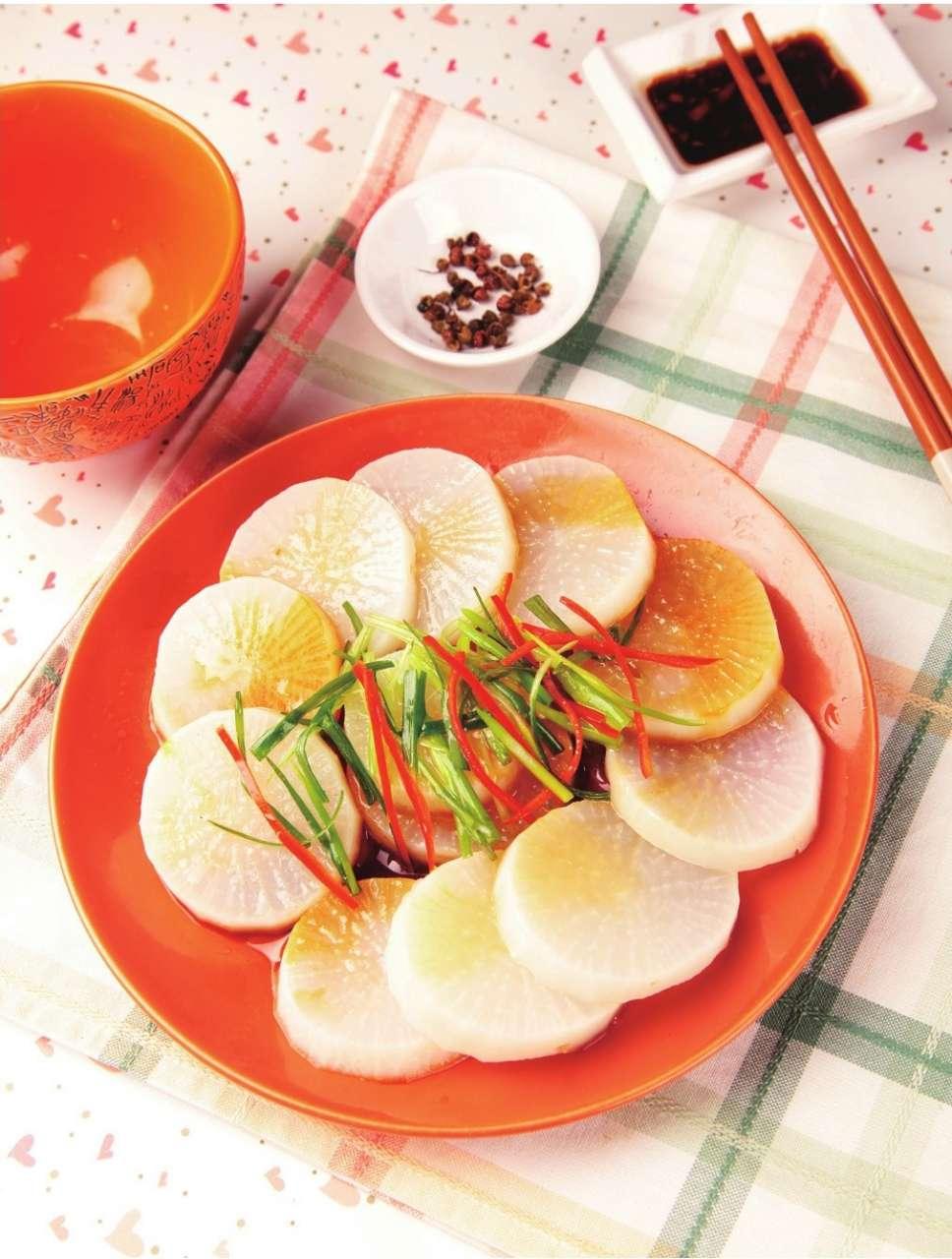 蒸白萝卜-锦囊菜谱