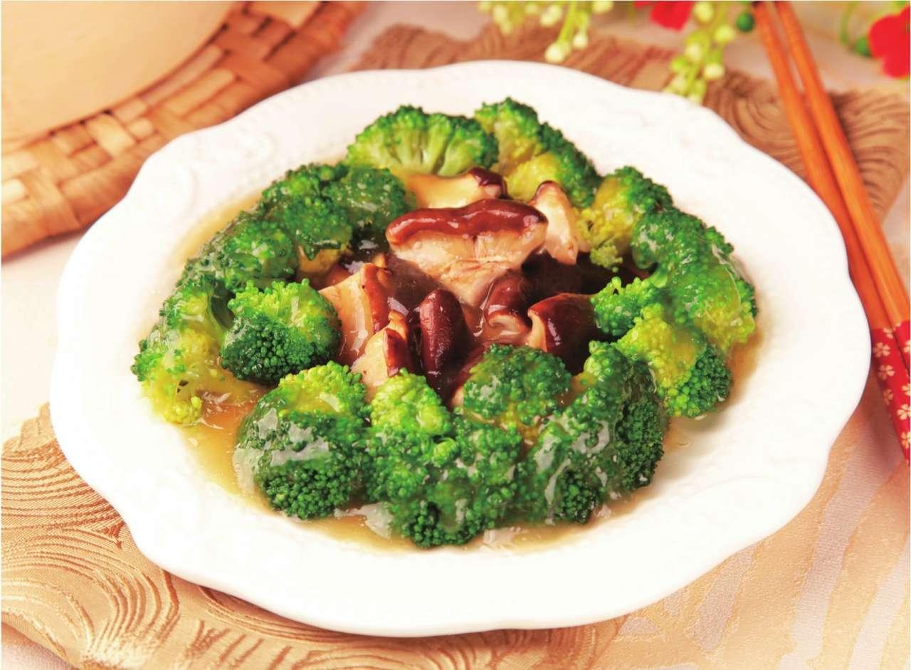 蒸香菇西蓝花怎么做-蒸香菇西蓝花的做法