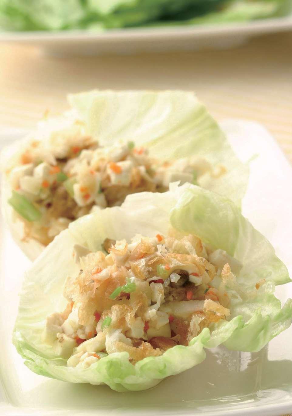 图片[1]-生菜素虾松怎么做-生菜素虾松的做法